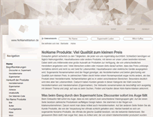 Tablet Screenshot of nonamemarken.de